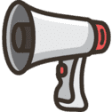 (megaphone)