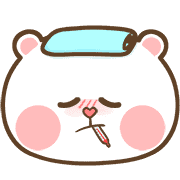 หมีนุ่มกับต่ายนิ่ม อีโมจิ