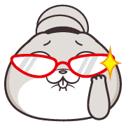 อิโมจิไลน์ Very Miss Rabbit Emoji