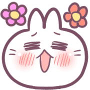 อิโมจิไลน์ BossTwo - Cute Rabbit Emoji