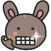 อิโมจิไลน์ Rabbit Pit Emoji