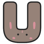 อิโมจิไลน์ Rabbit Pit Emoji Alphameric characters