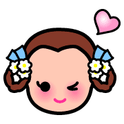 อิโมจิไลน์ Cute ballerina Emoji 01-02 ballet