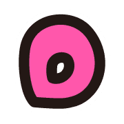อิโมจิไลน์ Pop pink Emoji English and a figure.