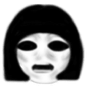 อิโมจิไลน์ Horror face emoji