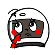 อิโมจิไลน์ Racer Emoji.