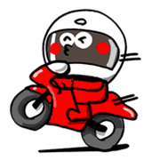 อิโมจิไลน์ Racer Emoji.