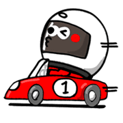 อิโมจิไลน์ Racer Emoji.