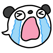 อิโมจิไลน์ Marshmallow panda 2 Speech balloon Emoji