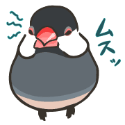 อิโมจิไลน์ rakugaki zoo 9  Java sparrow 2