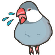 อิโมจิไลน์ rakugaki zoo 9  Java sparrow 2