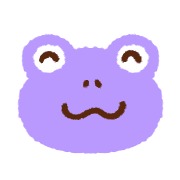 อิโมจิไลน์ Colorful frog emoji