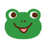 อิโมจิไลน์ Colorful frog emoji