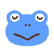 อิโมจิไลน์ Colorful frog emoji