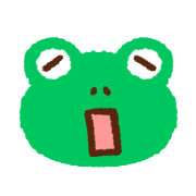 อิโมจิไลน์ Colorful frog emoji