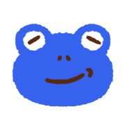 อิโมจิไลน์ Colorful frog emoji