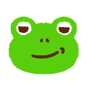 อิโมจิไลน์ Colorful frog emoji