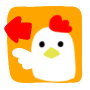 อิโมจิไลน์ Chicken's life emoji