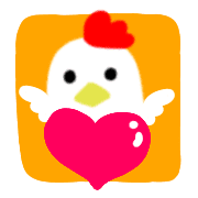 อิโมจิไลน์ Chicken's life emoji