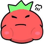อิโมจิไลน์ Everyday emoji of tomato man.