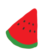 อิโมจิไลน์ Water melon emoji