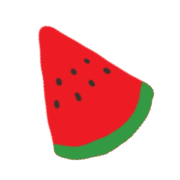 อิโมจิไลน์ Water melon emoji