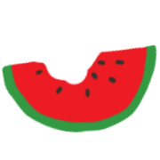 อิโมจิไลน์ Water melon emoji