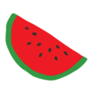 อิโมจิไลน์ Water melon emoji