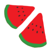 อิโมจิไลน์ Water melon emoji