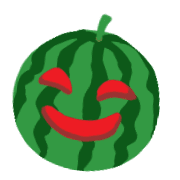 อิโมจิไลน์ Water melon emoji