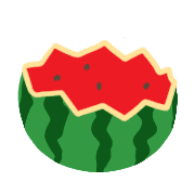 อิโมจิไลน์ Water melon emoji