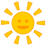 อิโมจิไลน์ simple and colorful Emoji for summer