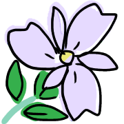 อิโมจิไลน์ France flower print Emoji