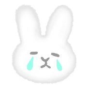 อิโมจิไลน์ Rabbit fuwafuwa blur emoji