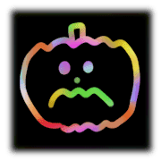 อิโมจิไลน์ Halloween scratch art emoji