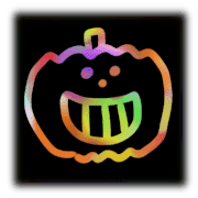 อิโมจิไลน์ Halloween scratch art emoji