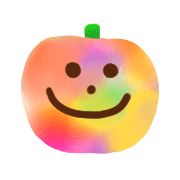 อิโมจิไลน์ Kawaii marble halloween2019