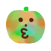 อิโมจิไลน์ Kawaii marble halloween2019