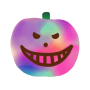 อิโมจิไลน์ Kawaii marble halloween2019