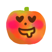 อิโมจิไลน์ Kawaii marble halloween2019