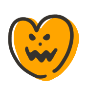 อิโมจิไลน์ Yurukawaii pop halloween emoji