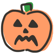 อิโมจิไลน์ Yurukawaii pop halloween emoji