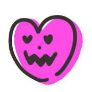 อิโมจิไลน์ Yurukawaii pop halloween emoji