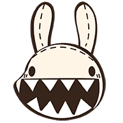 อิโมจิไลน์ Foufou Bunny Cute Emoji
