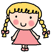 อิโมจิไลน์ Cute blond hair girl Riko emoji 1