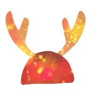 อิโมจิไลน์ Kirakira galaxy halloween,xmas emoji