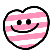 อิโมจิไลน์ Kawaii stripe and border emoji