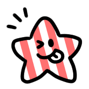 อิโมจิไลน์ Kawaii stripe and border emoji