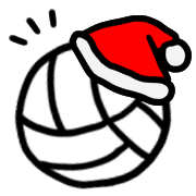 อิโมจิไลน์ Merry volleyball christmas