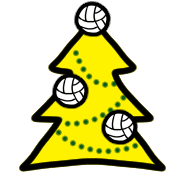 อิโมจิไลน์ Merry volleyball christmas